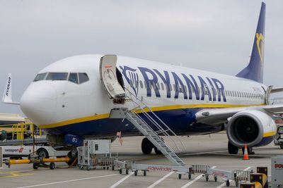 Ryanair plane evacuated on Scottish runway after fuel truck crash