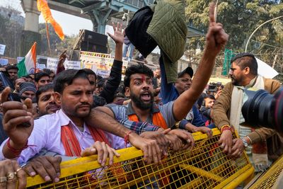 Protest erupts in India's capital city over lynching of Hindu man in Bangladesh