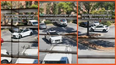 ‘Bet that took Waymo time’: Driverless car goes in circles for ten minutes with passenger stuck in the back