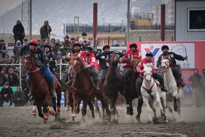 Photos capture Afghanistan’s traditional buzkashi tournament near Kabul