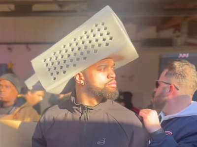 Cheese Grater Hat Takes Over Social Media Thanks to Chicago Bears Stars Caleb Williams and DJ Moore