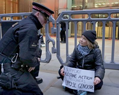 Greta Thunberg arrested in London over ‘Palestine Action prisoners’ placard