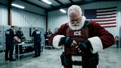 ICE Posts Christmas-Themed AI Video Featuring Santa Claus as a Federal Agent: 'Avoid Santa's Naughty List'