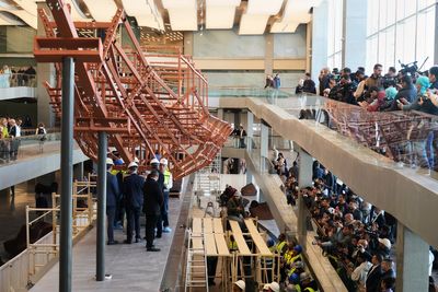 Ancient Egyptian boat hailed as ‘one of the most important restoration projects in the 21st century’