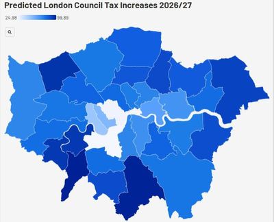 Council tax bombshell: Thousands more Londoners face bills over £2,000 for first time