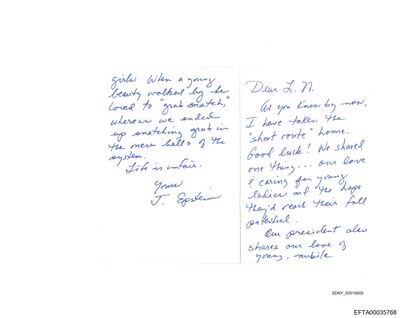 DOJ Claims Damning Epstein Letter to Larry Nassar Naming Trump is 'Fake'