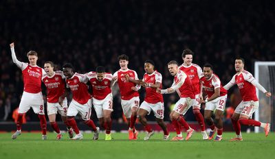 Arsenal 1-1 Crystal Palace: (8-7 on pens): Gunners into Carabao Cup semi-final after penalty shootout win