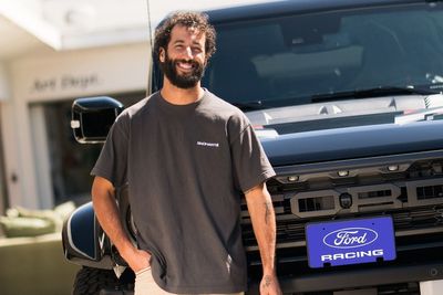 Daniel Ricciardo goes airborne at Ford’s Raptor Rally in return to racing seat