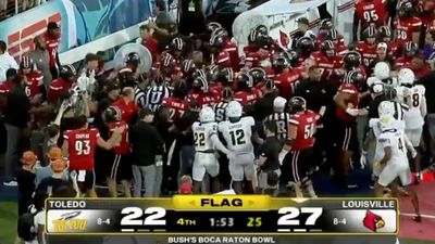 Louisville-Toledo Bowl Game Erupts Into Huge Brawl in Final Minutes