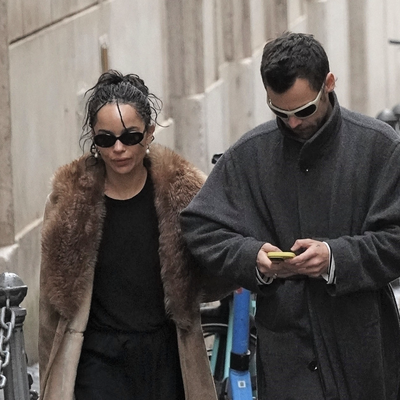 Zoë Kravitz Looks Like a Rom-Com Character in a Penny Lane Coat and a Sold-Out The Row Bag