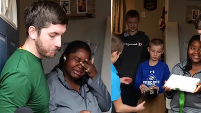 Family that fostered nearly a dozen children receives a life-changing Christmas surprise