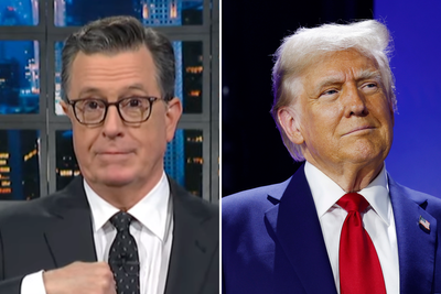 Trump tears into ‘pathetic trainwreck’ Colbert and late night hosts before wishing everyone Merry Christmas
