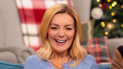 Sheridan Smith gives trending chocolate brown a refresh with delicate blue hues. It's the perfect update ahead of next season