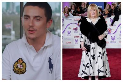 Timothee Chalamet gifts Susan Boyle a Marty Supreme jacket