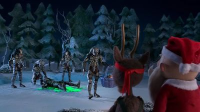 Remember the time Predator faced off against Santa's reindeer – and lost?