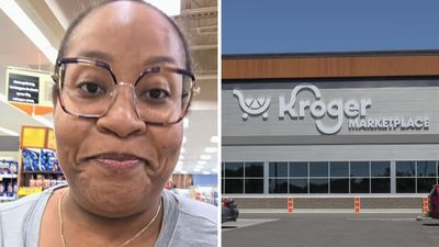 Georgia woman asks man to reach item on top shelf at Kroger. Then his wife intervenes. And just like that, she becomes the ‘Kroger lady’