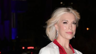 Hannah Waddingham chooses the perfect colour palette for Together at Christmas, her red and white outfit delivered serious festive style