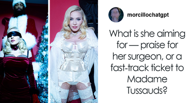 “They Really Photoshopped Her”: Madonna’s Holiday Lingerie Photoshoot Sparks Frenzy