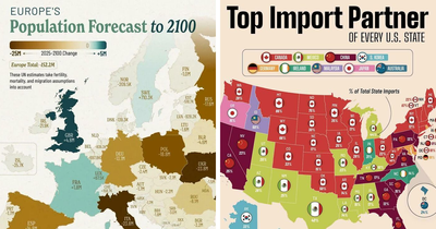 35 Fun Maps That Provide Interesting Facts And Statistical Data