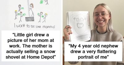 “I Can’t Stop Laughing At It”: 39 Times Kids Proudly Presented Their Wild Drawings As Art