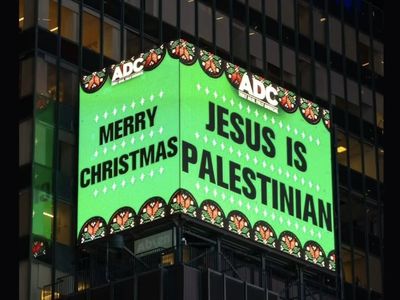 Christmas Fury In New York: 'Jesus Is Palestinian' Ad in Time Square Branded 'Inflammatory' By Tourists