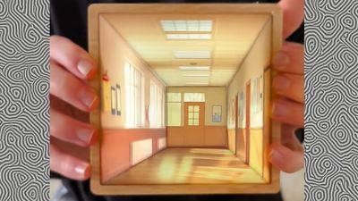 This optical illusion is like a portal into another world