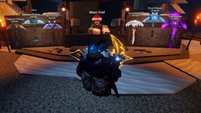 All The Forge Island 3 Pickaxes Stats [Frostpire Expanse Winter UPD]