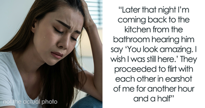 Shameless Guy Flirts With His Baby Mama While She Babysits, His GF Overhears And Decides She’s Done