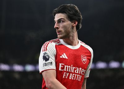 Declan Rice hits remarkable new heights as heartbeat of Arsenal's title charge