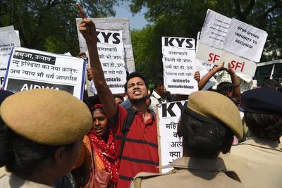 Protests in India after rapist politician is granted bail by high court