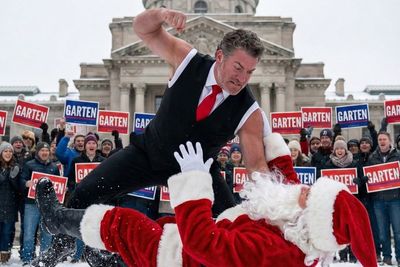 Republican lawmaker shredded for posting AI images of himself beating up Santa on Christmas morning
