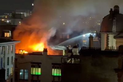 Hotel evacuated after fire breaks out in centre of Glasgow