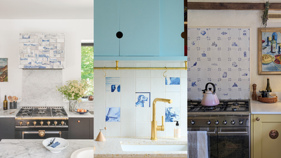 Okay, This Is Definitely Going to Be the Big Trend in Kitchen Backsplashes for 2026 — These Super-Personal, Custom Delft Tiles Are the Coolest Way to Bring Personality to Your Space