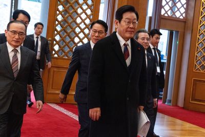 South Korean President Lee returns to presidential palace avoided by predecessor