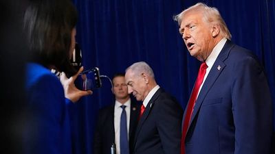Trump says Hamas has short period to disarm or 'there'll be hell to pay' after Netanyahu talks
