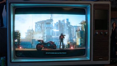Cyberpunk 2077 gets nostalgic with this user-made VHS filter and has me yearning for a simpler time — are CRT TVs cool again?