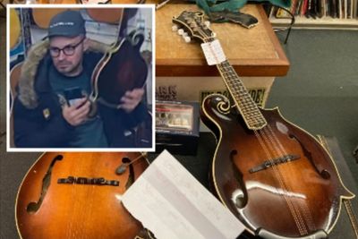 Accused thief returns stolen musical instruments to New Jersey store with apology note: ‘Sorry, I been drunk’