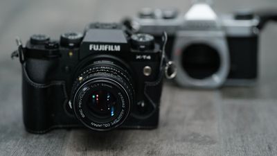I took an old lens from my favorite film camera – and put it on my digital camera. My mirrorless camera has never felt more retro