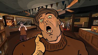 Fallen Aces's second episode won't be out this year, but it will feature a first-person car chase with a tommy gun in both hands and a foot-operated steering wheel