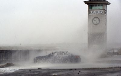Extreme winds cause 30ft waves on Lake Erie, flooding parts of Buffalo