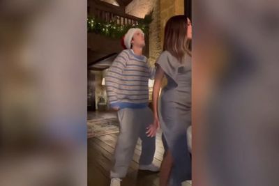 Victoria and Cruz Beckham channel their inner Tom Cruise to recreate iconic dance