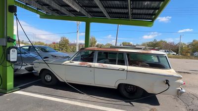 This 1962 Mercury Comet EV Was Born From A Wrecked Nissan Leaf