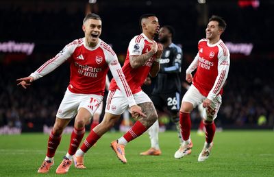 Arsenal v Aston Villa live: Gunners score four in statement thrashing of Premier League title rivals