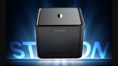 Yes, the 33rd Ryzen AI Max+ 395 device is coming — a cube-like Thunderobot station has an SD card reader and front-facing USB ports