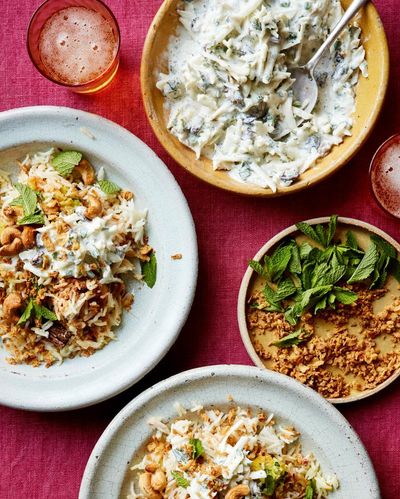 Ravinder Bhogal’s New Year recipes for paneer biryani and Indian-style tiramisu