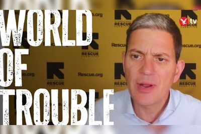 Democracy in retreat amid growing global conflict and aid cuts, warns David Miliband