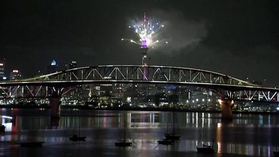 New Zealand welcomes 2026 with fireworks at Auckland’s Sky Tower