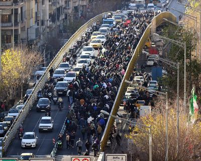 ‘We want the mullahs gone’: economic crisis sparks biggest protests in Iran since 2022