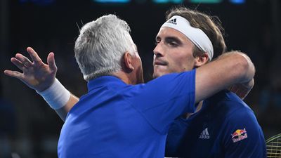 'Greek tragedy': Tsitsipas' family reunion after injury