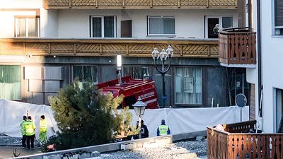 Switzerland resort fire: ‘several dozen’ dead and about 100 injured after blast in Crans-Montana